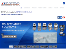 Tablet Screenshot of davcotec.com
